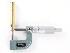 Mitutoyo Wall Thickness Micrometer with 60 Degree Modification-0