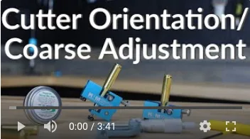 how to neck turner cutter orientation adjustment