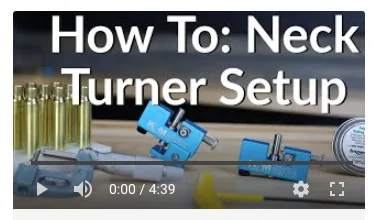 how to neck turner setup neck turning