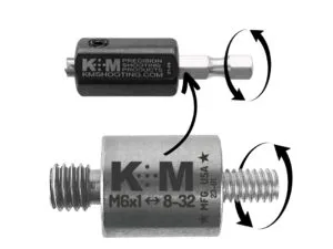 8-32 Adapter to M6 for Primer Pocket Correction Tools